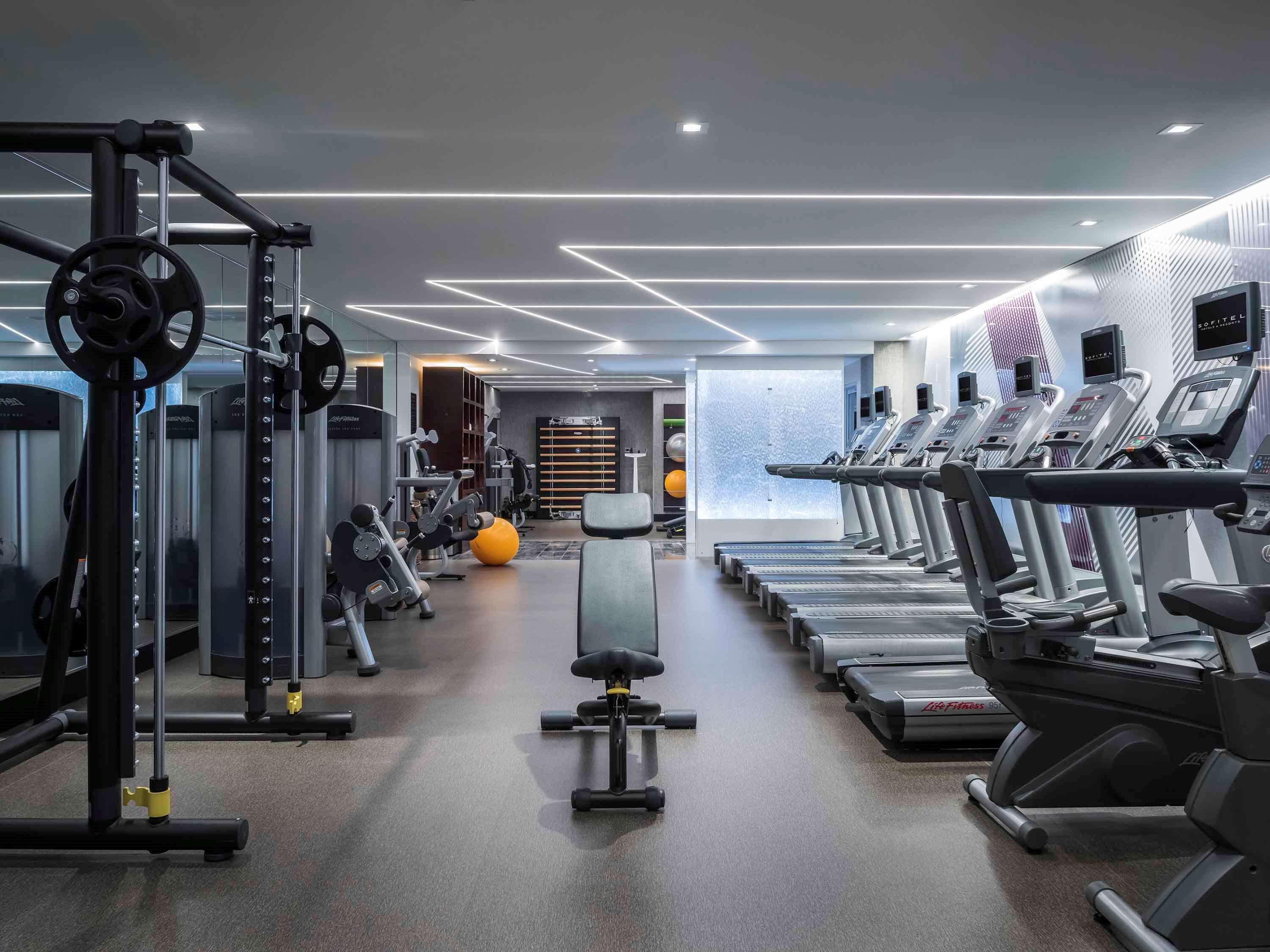 Sofitel Chicago Magnificent Mile Hotel Luaran gambar The gym at the hotel